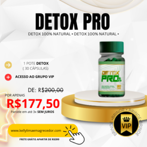 Detox Pro 30 Cápsulas - Chá em Cápsulas