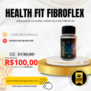 Fibroflex 10 Cápsulas - Inibidor de Dor