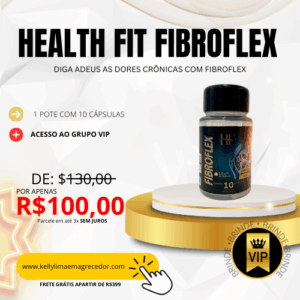 Fibroflex 10 Cápsulas - Inibidor de Dor
